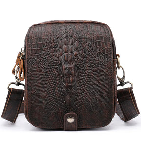 Bolsa Masculina Crocodile Luxo e Conforto LC04